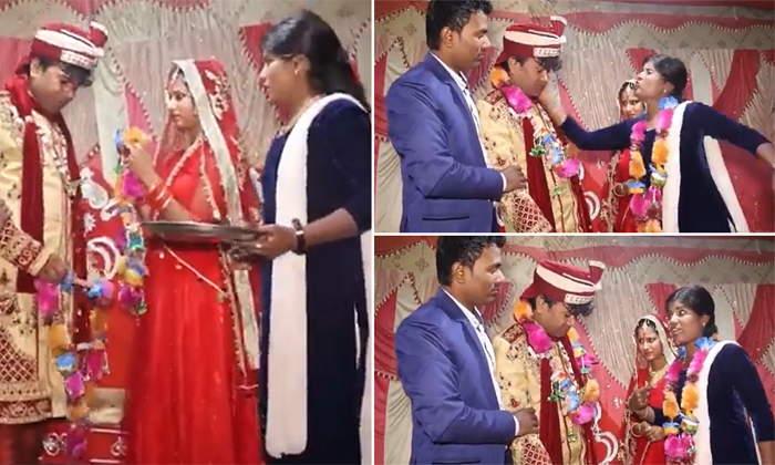  Drunk Bihar Groom Gets Slapped As He Misses Bride And Puts Varmala On Sister-in--TeluguStop.com