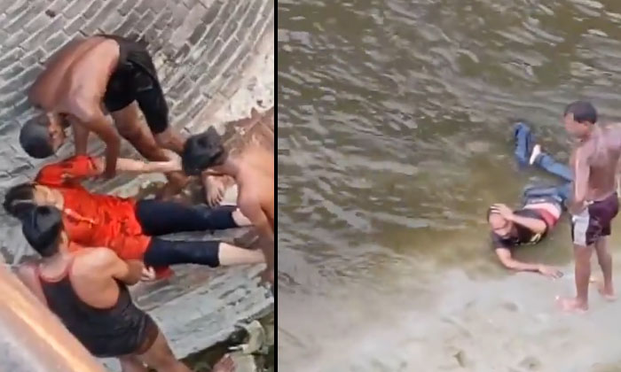  Fisherman Saves Youth Attempting Suicide , Gomti River, Sultanpur, Uttar Pradesh-TeluguStop.com