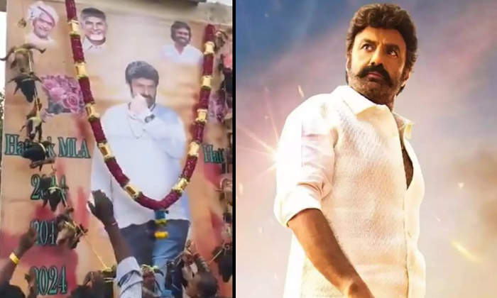  Hindupur Balayya Fans Made Garland With He Sheep Heads Details, Balakrishna,hind-TeluguStop.com