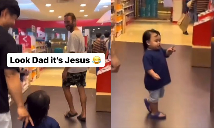  Little Boy Confuses Man For Jesus In This Hilarious Video Details, Children, Inn-TeluguStop.com