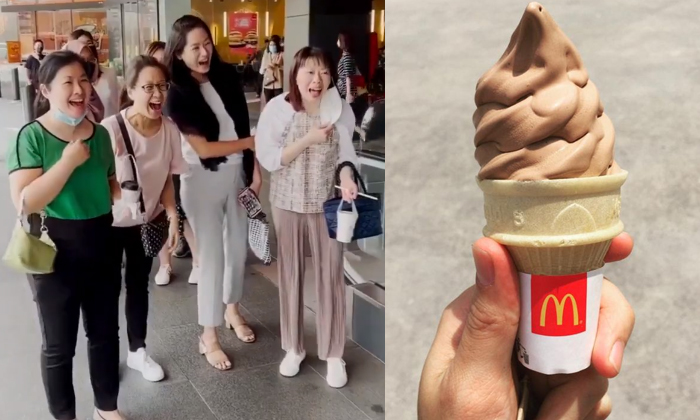  Mcdonald Singapore New Campaign Is Making People Scream For Free Ice Creams Deta-TeluguStop.com