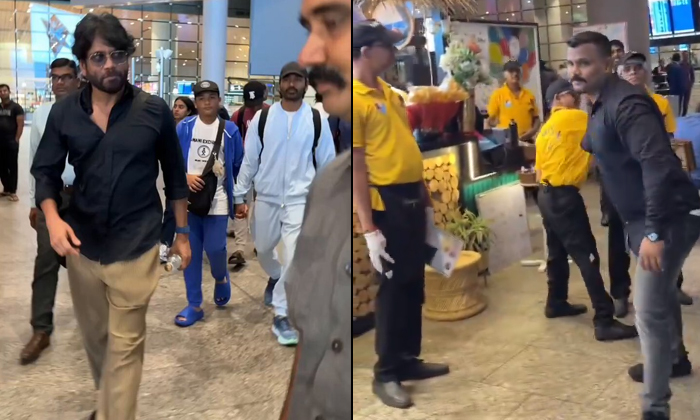  Nagarjuna Apologizes For Guards Inhumane Gesture At Airport Video Viral Details,-TeluguStop.com