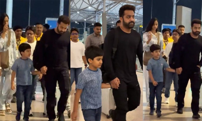  Ntr Latest Family Photos Goes Viral In Social Media Details, Ntr,pranathi, Thail-TeluguStop.com