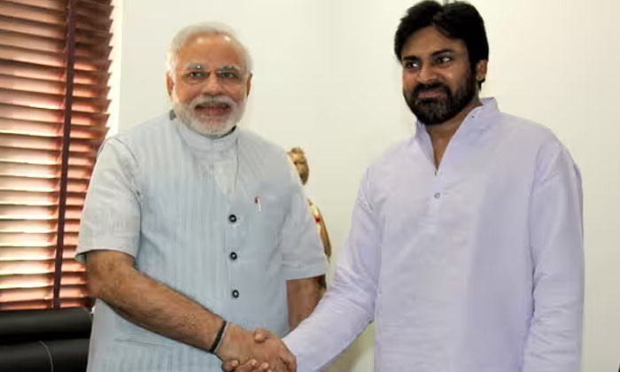  Only One Telugu Hero Who Pleased Modi ,Pawan Kalyan, Narendra Modi, Jana Sena, B-TeluguStop.com