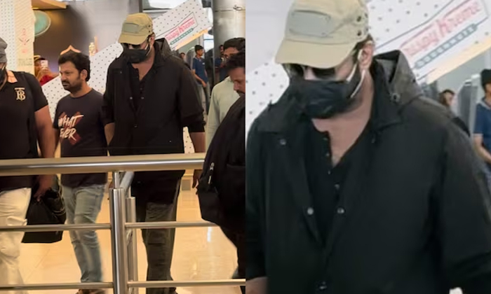  Prabhas Still Feel Knee Injury Video Goes Viral In Social Media ,prabhas, Kalki-TeluguStop.com