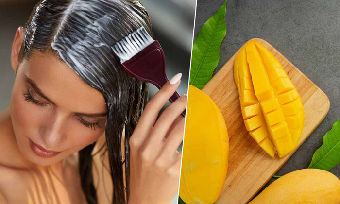  Try This Mango Mask For Long And Strong Hair Details, Long Hair, Strong Hair, M-TeluguStop.com