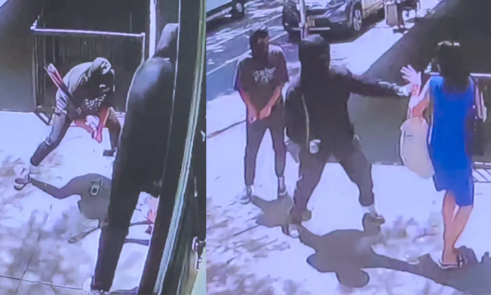  Masked Men Attack Woman With Baseball Bat In Manhattan Video Viral Details, Manh-TeluguStop.com