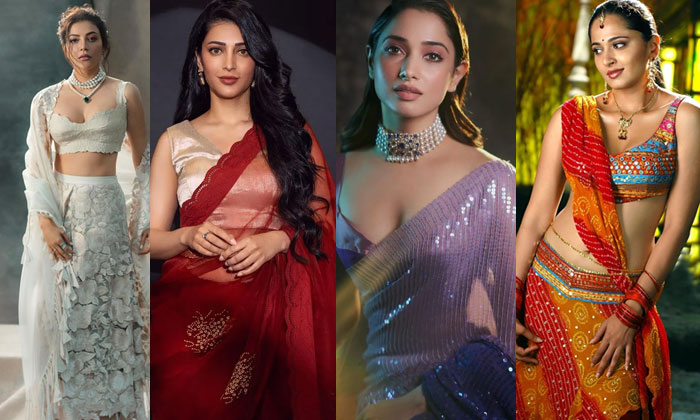  Tollywood Star Heroines Who Covered All Heros, Shruti Haasan, Anushka Shetty, Ka-TeluguStop.com