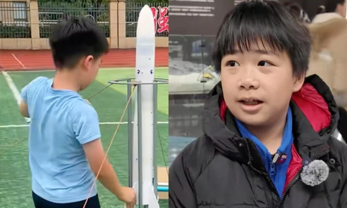  11-year-old Chinese Boy Builds Rocket Writes 600 Lines Of Flight Code Details, C-TeluguStop.com