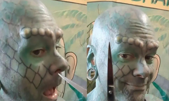  Have You Seen The Real-life 'lizardman' And You Will Be Shocked To Hear His Stor-TeluguStop.com