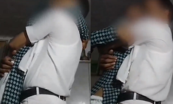  Jaunpur School Principal Woman Teacher Caught On Camera Doing Obscene Acts In Of-TeluguStop.com