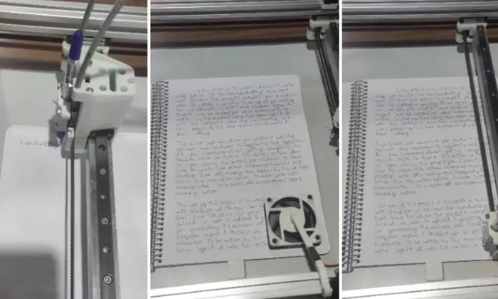  Kerala Engineering Student Invents Ai Machine To Write Homework Video Viral Deta-TeluguStop.com
