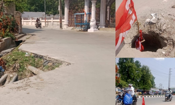  Manholes Become Dangerous In Miryalaguda , Miryalaguda, Anjaneya Swamy Temple,-TeluguStop.com