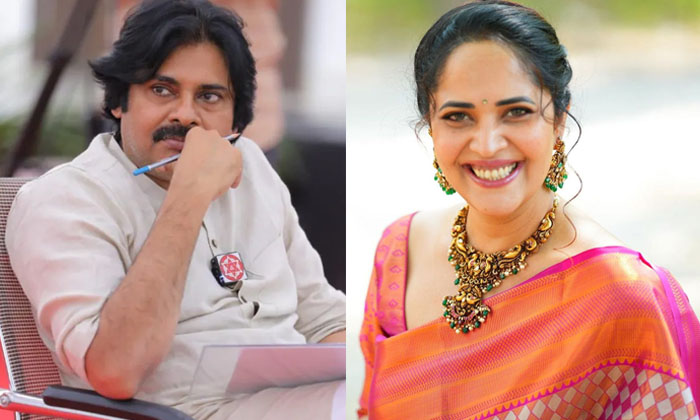  Do You Know What Anasuya's Character Is In Pawan Kalyan's Movie, Anasuya, Pawan-TeluguStop.com