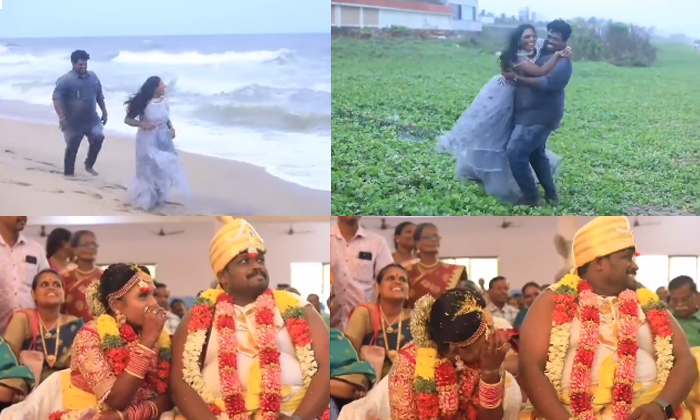  Pre-wedding Video The Bride And Groom Laughed After Watching Their Dance Details-TeluguStop.com