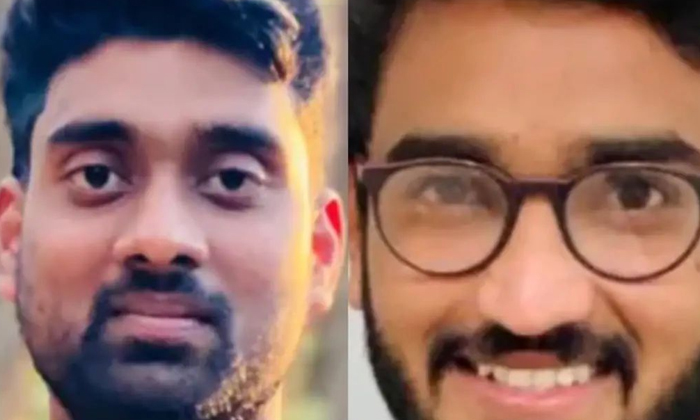  Two Telugu Students Who Went To Australia Falls Died, Andhra Pradesh, Swimming,-TeluguStop.com