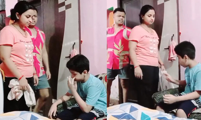  Viral Video Young Kid Cries Over Girlfrien Betrayal Parents Shocked Details, Vir-TeluguStop.com