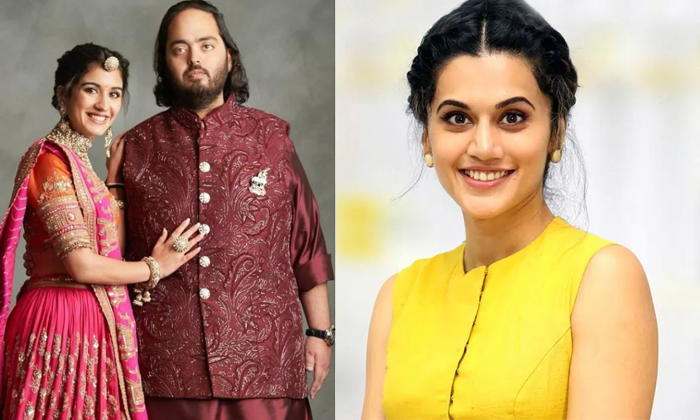  Taapsee Reveals Why She Did Not Attend Anant Ambani Wedding Details, Taapsee, ,-TeluguStop.com