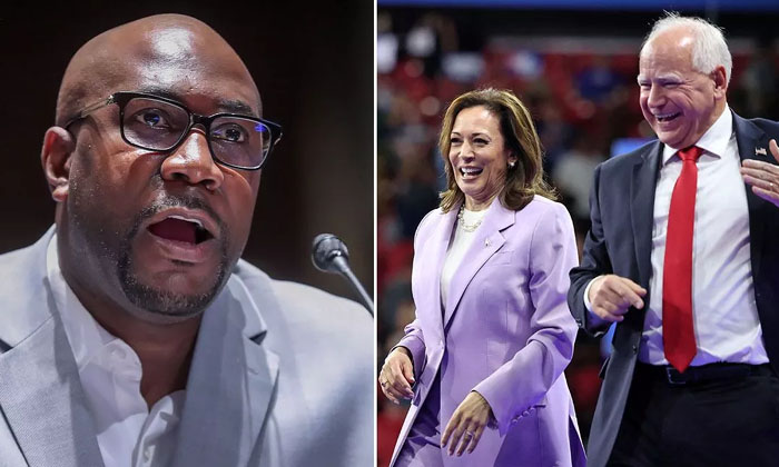  George Floyd's Brother Philonise Floyd Endorses Kamala Harris Running Mate Tim W-TeluguStop.com