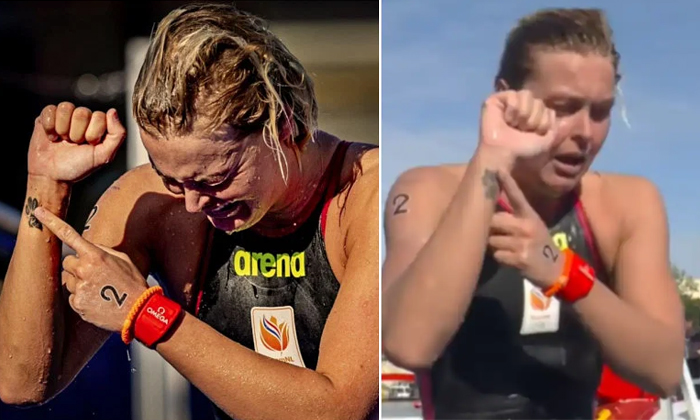 Dutch Swimmer Sharon Van Rouwendaal Dedicates Olympic Gold To Her Late Dog Detai Dutch Swimmer Sharon Van Rouwendaal Dedicates Olympic Gold To Her Late Dog Detai-TeluguStop.com