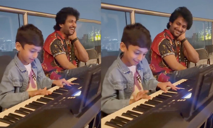  Nani Interesting Comments About His Son Junnu Details, Nani, Junnu, Music Direc-TeluguStop.com