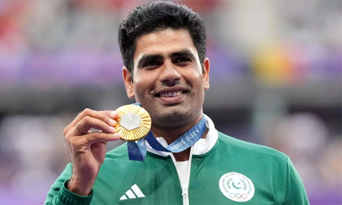 Telugu Arshad Nadeem, Buffalo, Gold Medalist, Javelin Thrower, Nadeembuffalo, Na