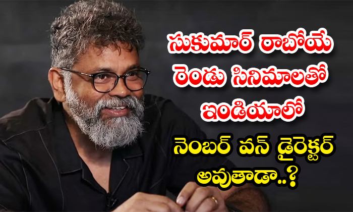  Will Sukumar Become The Number One Director In India With His Upcoming Two Films-TeluguStop.com