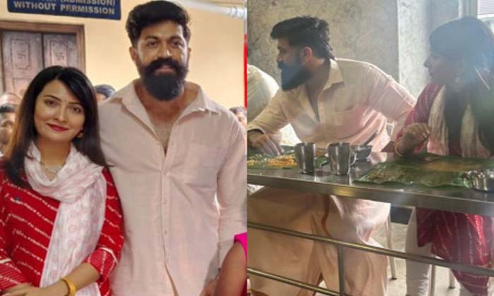  Actor Yash Temples Visit Toxic Movie Shooting, Yash, Kgf, Toxic Shooting, Temple-TeluguStop.com