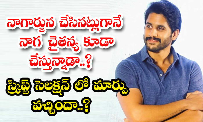  Is Naga Chaitanya Also Doing The Same As Nagarjuna Has There Been A Change In Th-TeluguStop.com