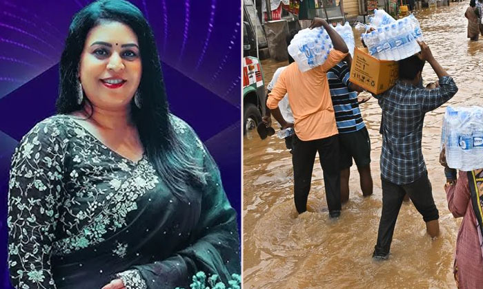  Bigg Boss Bebakka Donate Her Remuneration For Vijayawada Floods, Igg Boss Telugu-TeluguStop.com