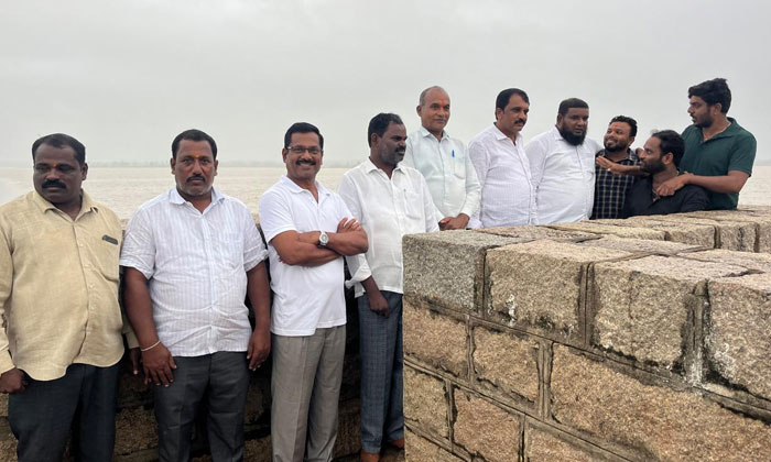  Black Congress President Dommati Narasiah Who Offered Prayers At Narmala Dam, Do-TeluguStop.com