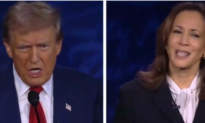  Donald Trump Vs Kamala Harris Presidential Debate 2024 Highlights , Donald Trump-TeluguStop.com