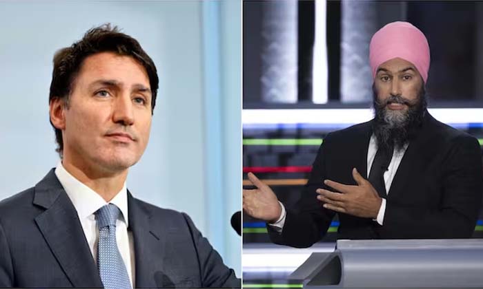 Telugu Canada, Federal Canada, Jagmeet Singh, Democratic, Pmtrudeau, Primejustin