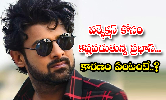  Prabhas Is Struggling For Perfection What Is The Reason Details, Prabhas, Rebel-TeluguStop.com