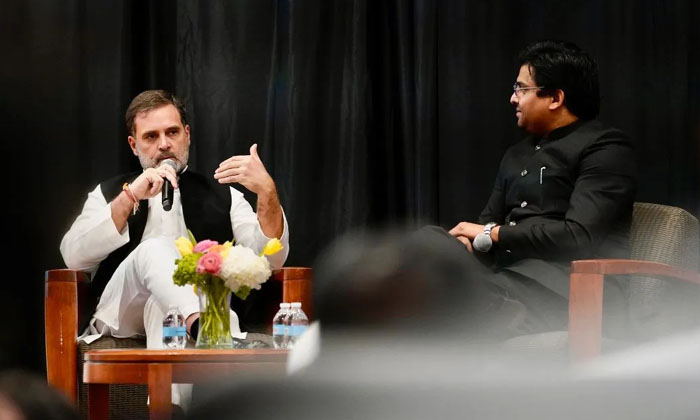  Rss And Bjp Want Women To Stay At Home, Rahul Gandhi Tells Indian Diaspora In Am-TeluguStop.com