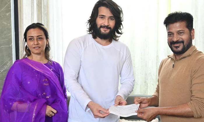  The Superstar Couple Who Presented A Check To The Chief Minister Also Got Anothe-TeluguStop.com