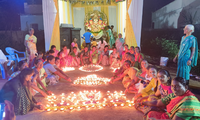  Deepotsavam Celebrated Grandly At Boinpalli Mandal, Deepotsavam ,celebrated Gran-TeluguStop.com