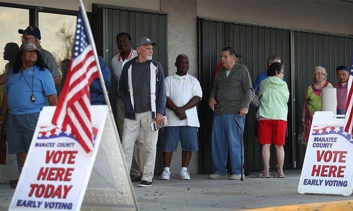  Us Presidential Election Early In-person Voting Begins In 3 Key Us States For No-TeluguStop.com