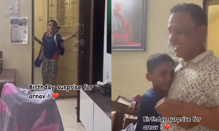  Boys Heartwarming Reaction To Birthday Cricket Kit Gift Viral Details, Cricket K-TeluguStop.com