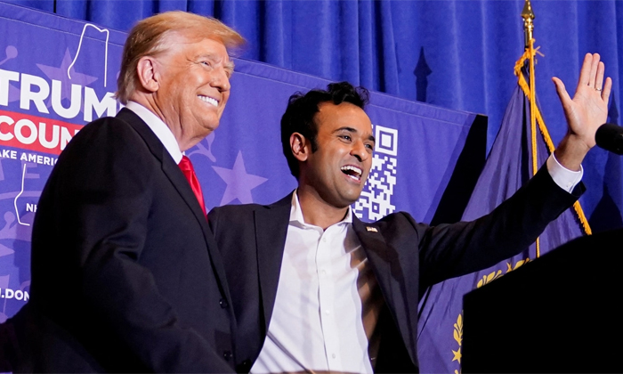  Donald Trump Hints Vivek Ramaswamy Will Have A Role In His Administration Detail-TeluguStop.com