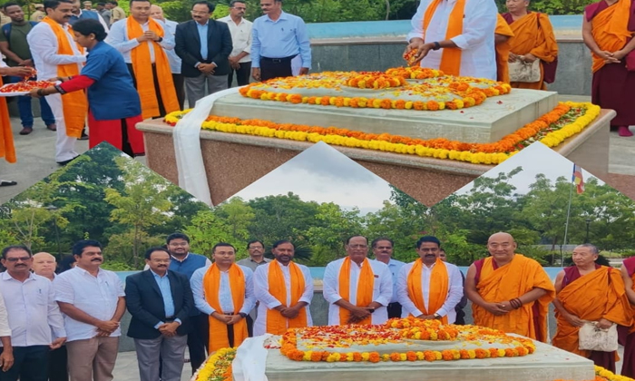  Gutta Participated In Dhamma Victory Celebrations In Buddhavanam, Gutta Sukhende-TeluguStop.com