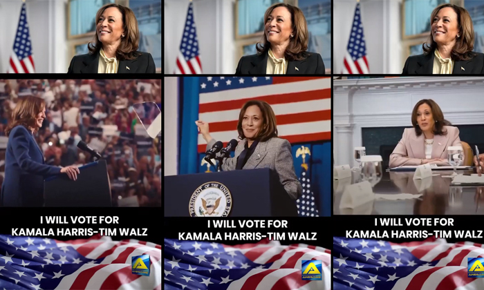 Telugu Donald Trump, Harris Walz, Votekamala, Indianamerican, Kamala Harris, Nac