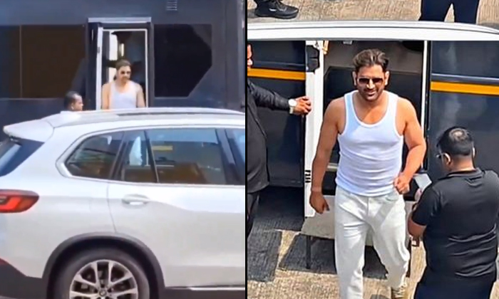 Ms Dhoni Uber-cool Look At An Ad Shoot In Goa Viral Video Details, Ms Dhoni, Dho Ms Dhoni Uber-cool Look At An Ad Shoot In Goa Viral Video Details, Ms Dhoni, Dho-TeluguStop.com