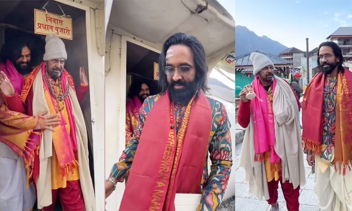  Manchu Vishnu And Kannappa Movie Team Visit Kedarnath Details, Manchu Vishnu, Mo-TeluguStop.com