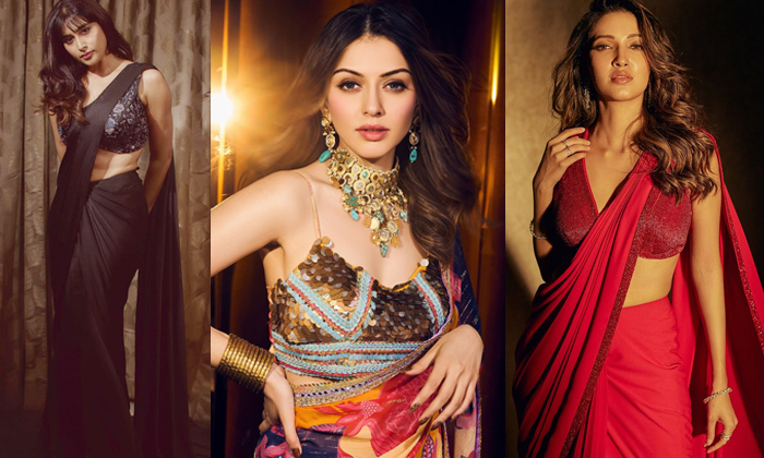  Niswika, Neha Shetty, Hansika Motwani In Between, Niswika, Neha Shetty, Hansika-TeluguStop.com