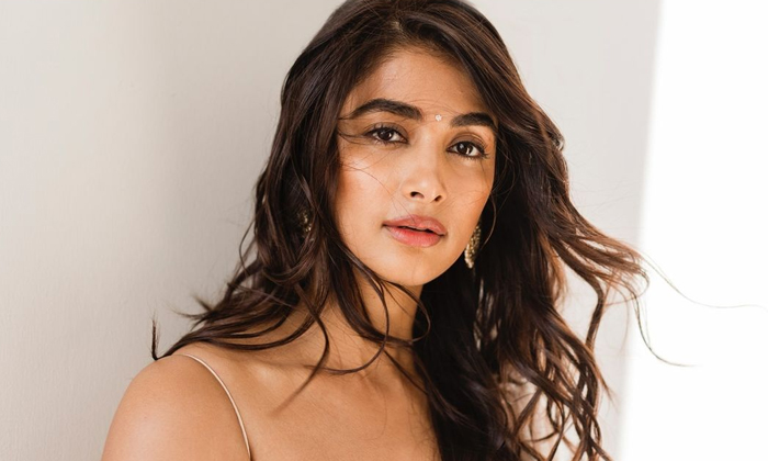  Pooja Hegde Is Cute In A White Saree With A Beautiful Waist, Actress Pooja Hegde-TeluguStop.com