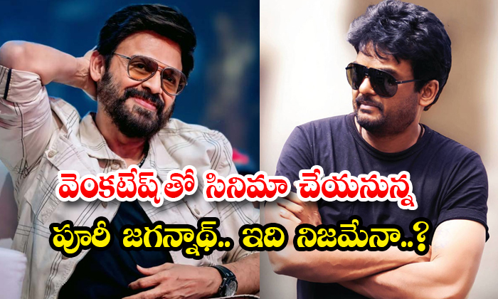  Puri Jagannath Is Going To Do A Movie With Venkatesh Details, Puri Jagannath , V-TeluguStop.com