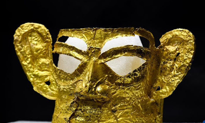  China: Wow, Huge Gold Treasure Unearthed In Excavations, Sanxingdui Ruins, Archa-TeluguStop.com