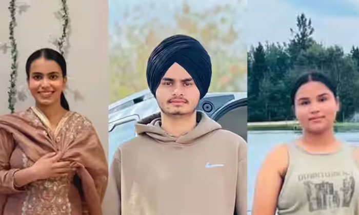  4 Indian Nationals Killed In Car Crash In Canada , Tesla ,harman Somal, Navjo-TeluguStop.com