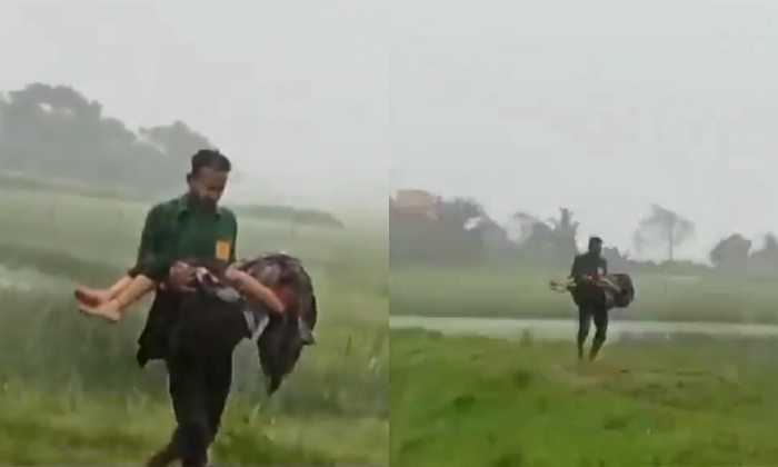 Heroic Ambulance Driver Defies Cyclone Dana To Rescue To Woman Patient Details, Heroic Ambulance Driver Defies Cyclone Dana To Rescue To Woman Patient Details,-TeluguStop.com